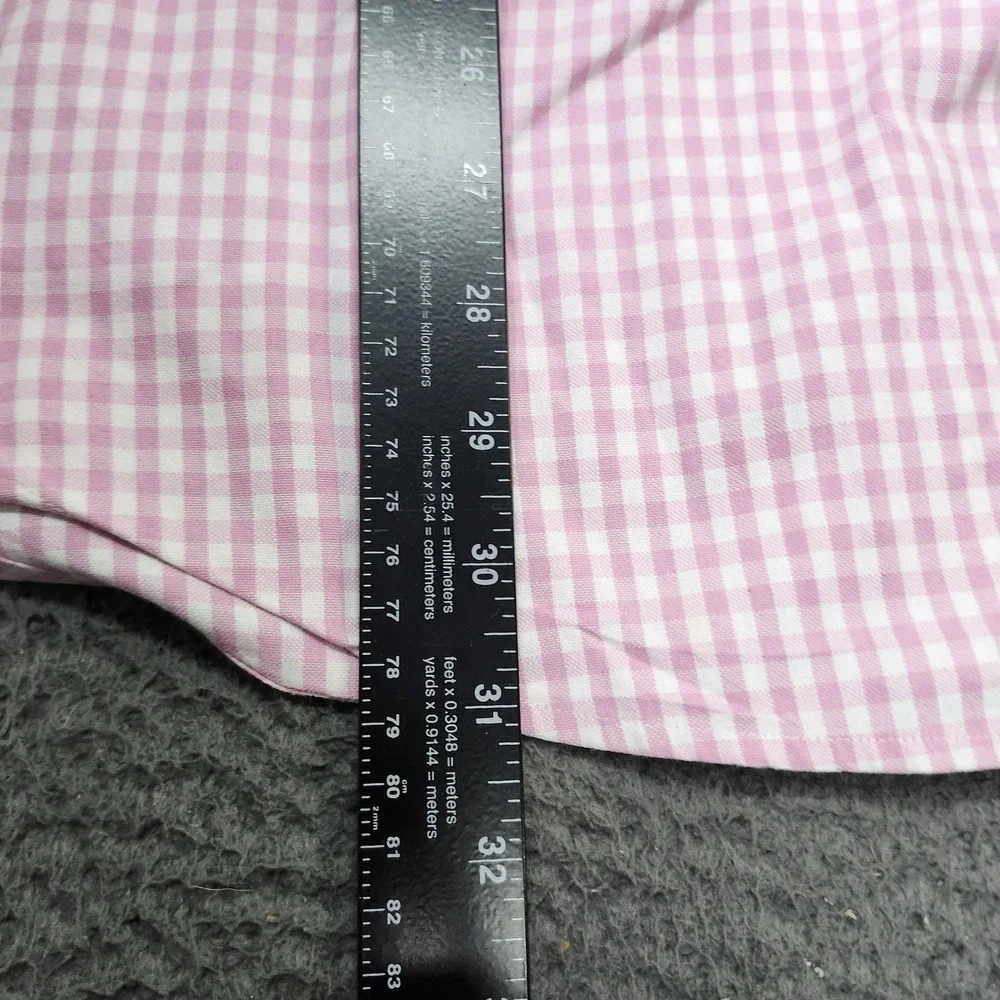 Ralph Lauren Shirt Mens 2XL Pink Check Classic Fit Long Sleeve Button Down - Picture 4 of 7